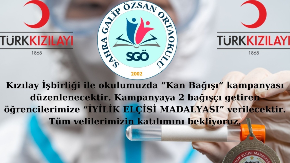 OKULUMUZDA KIZILAY KAN BAĞIŞI KAMPANYASI DÜZENLENDİ