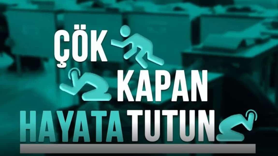 OKULUMUZDA DEPREM TATBİKATI YAPILDI